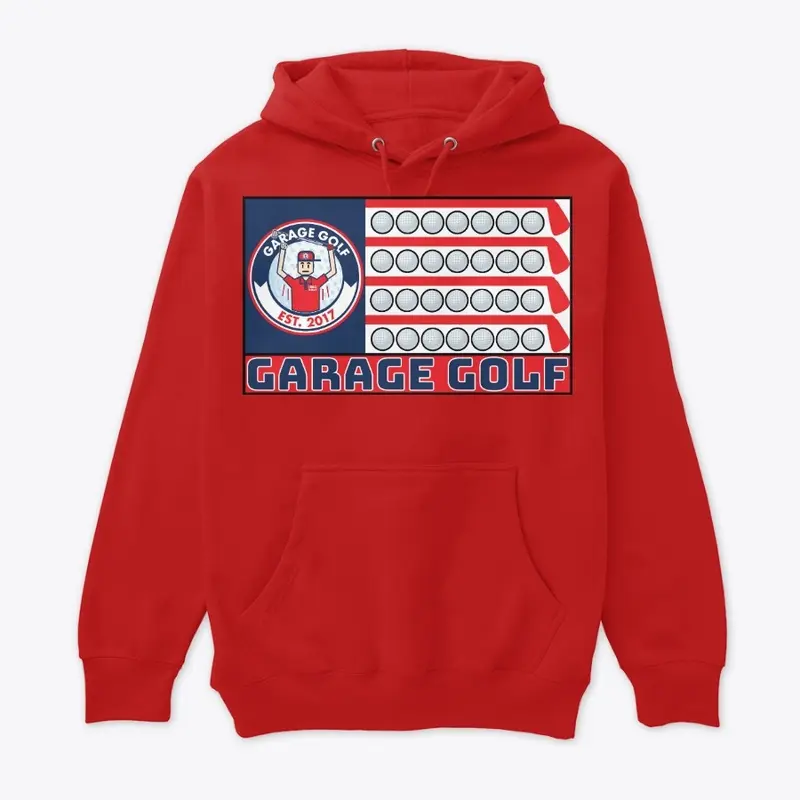 Garage Golf American Flag